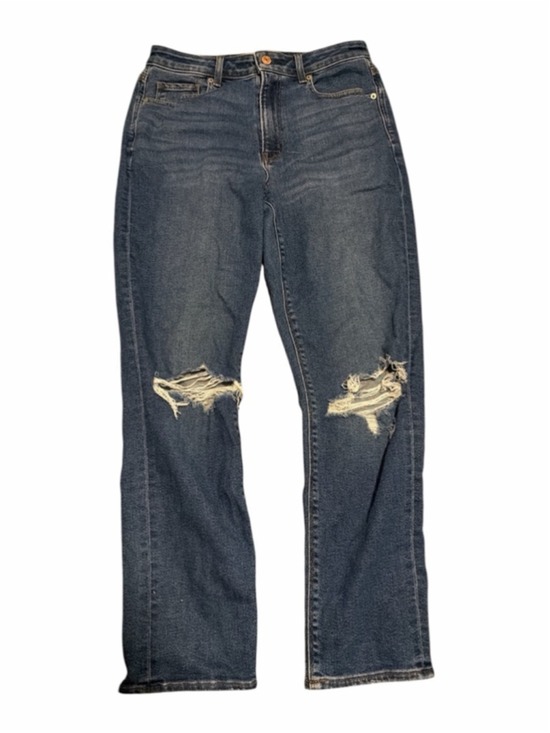 American Eagle Outfitters Denim - American Eagle Mom Jean Stretch - High-Waisted Distressed - Size 6 Regular
